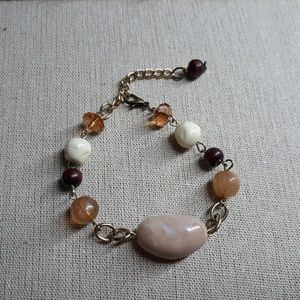 Earth and chain bracelet